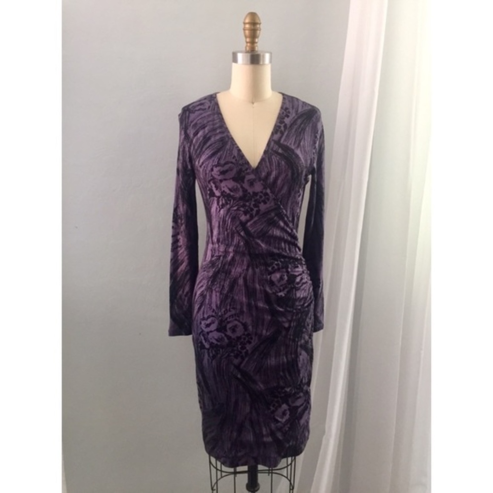 Banana Republic Purple Wrap dress (not for sale)